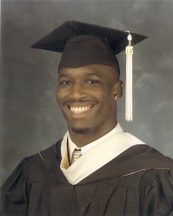 Marcus in his cap and gown